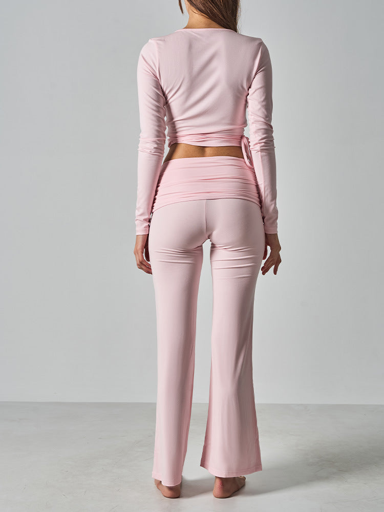 Long-Sleeve Long-Pants Sports Set