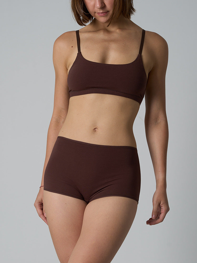 Cotton Bra Short Cotton Set