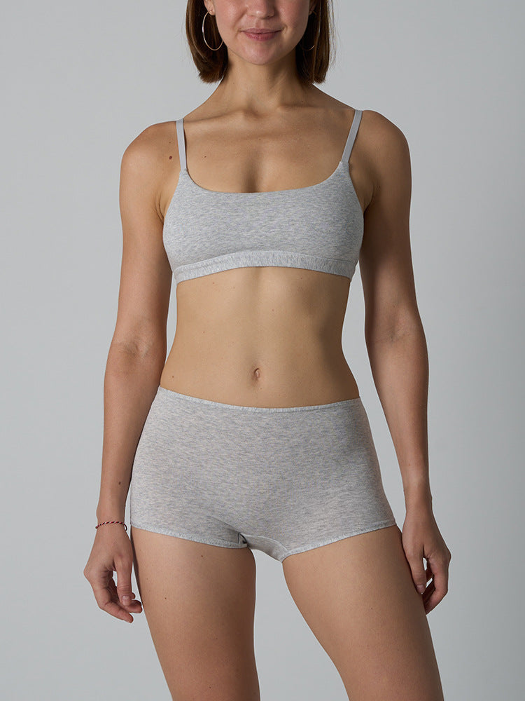 Cotton Bra Short Cotton Set