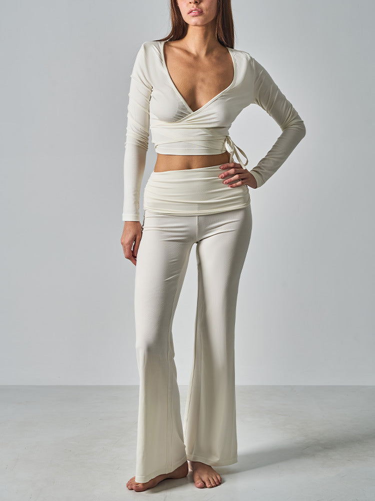 Long-Sleeve Long-Pants Sports Set