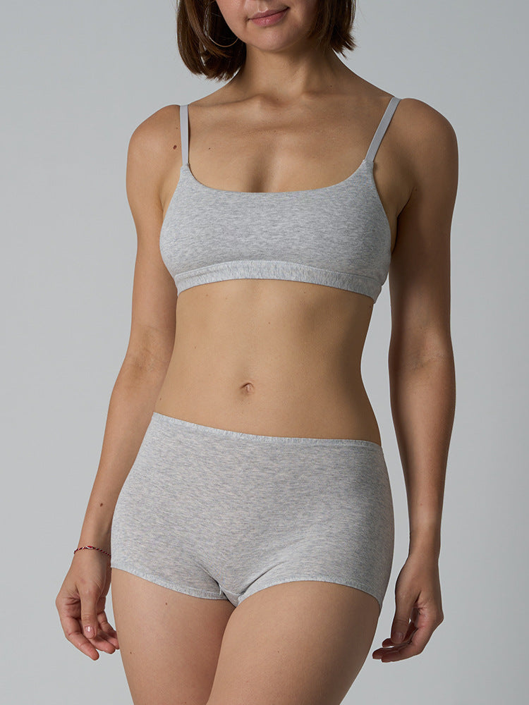 Cotton Bra Short Cotton Set