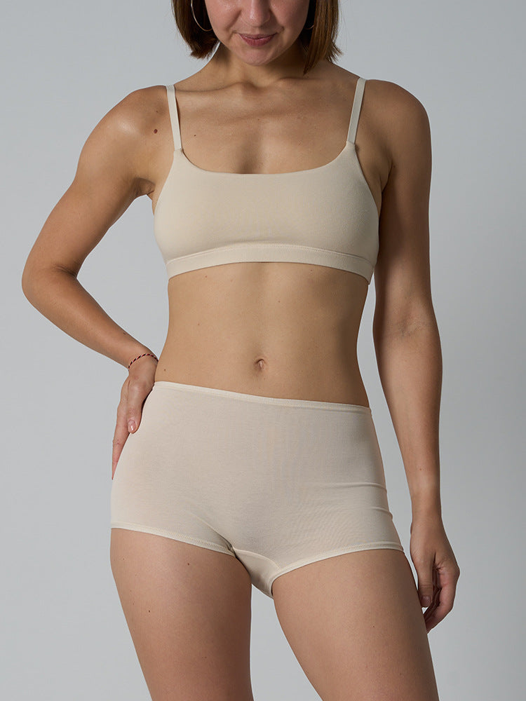 Cotton Bra Short Cotton Set